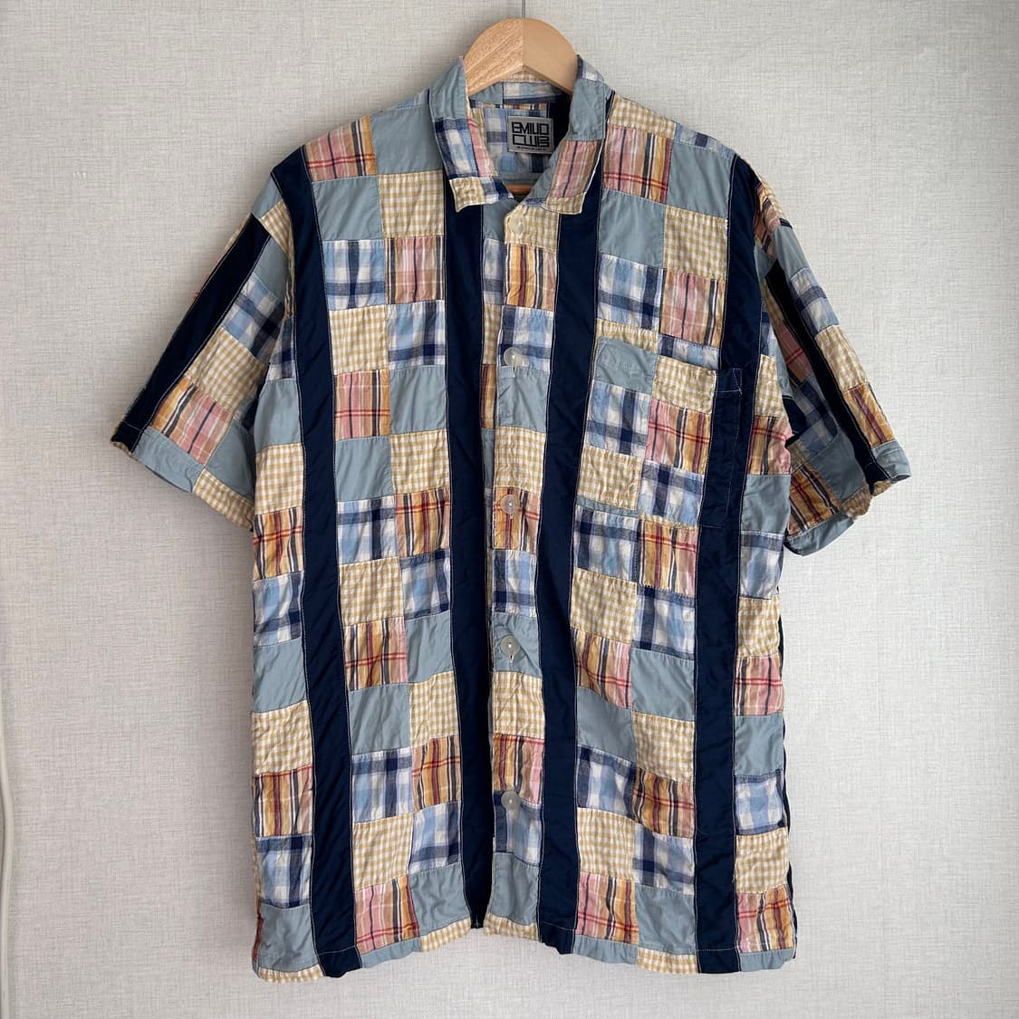 Vintage Patch work shirts 상품이미지1