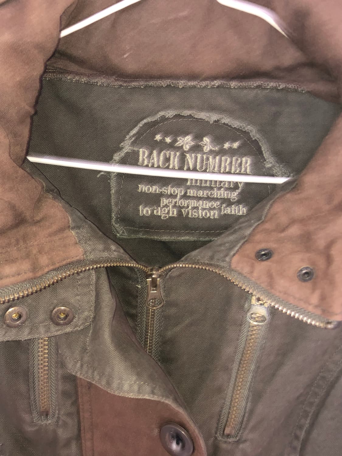 Backnumber 백넘버 빈티지 투웨이 브라운 자켓 상품이미지2