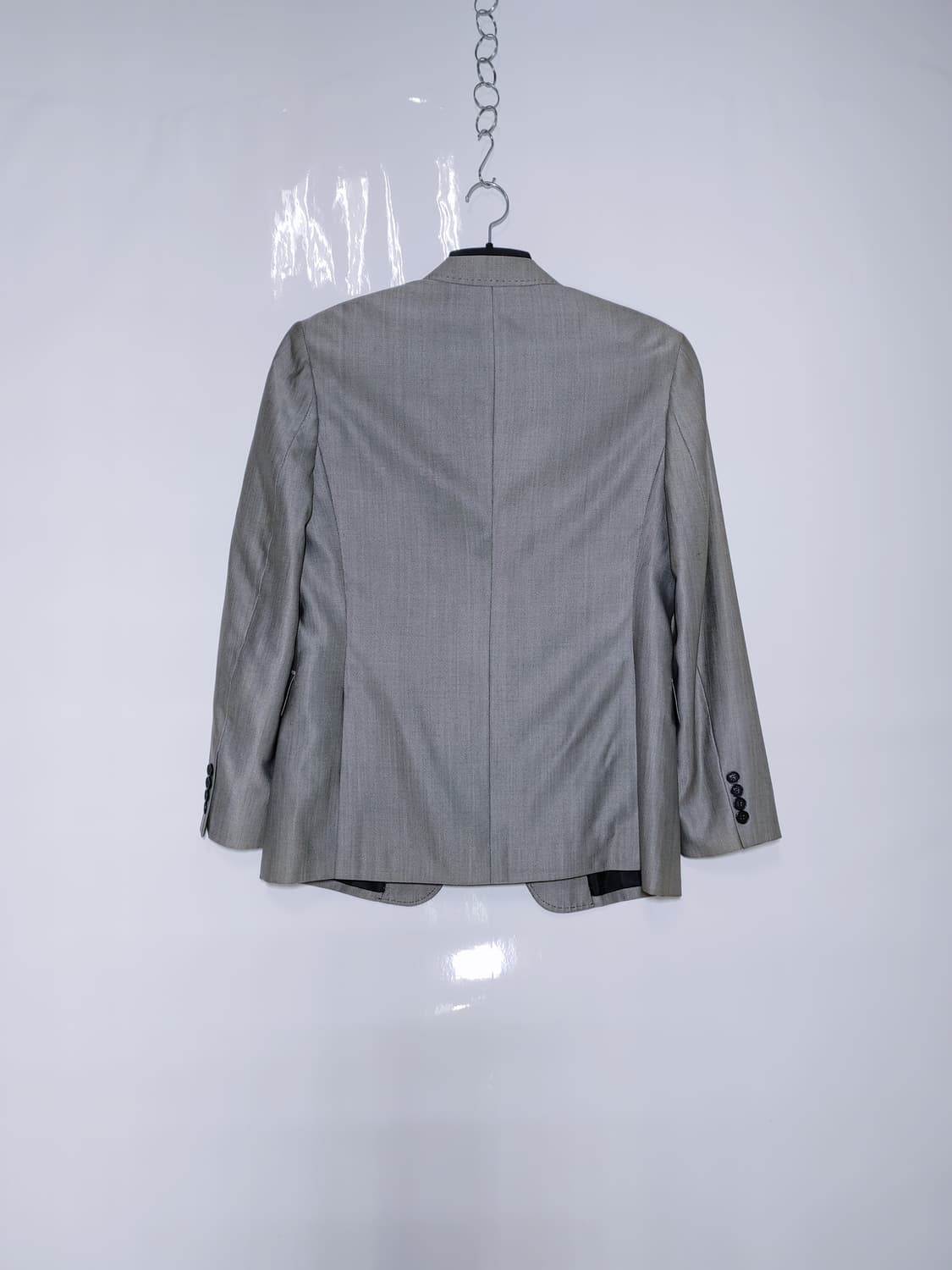 ICINOO 이신우 그레이 원버튼 블레이져 상품이미지2