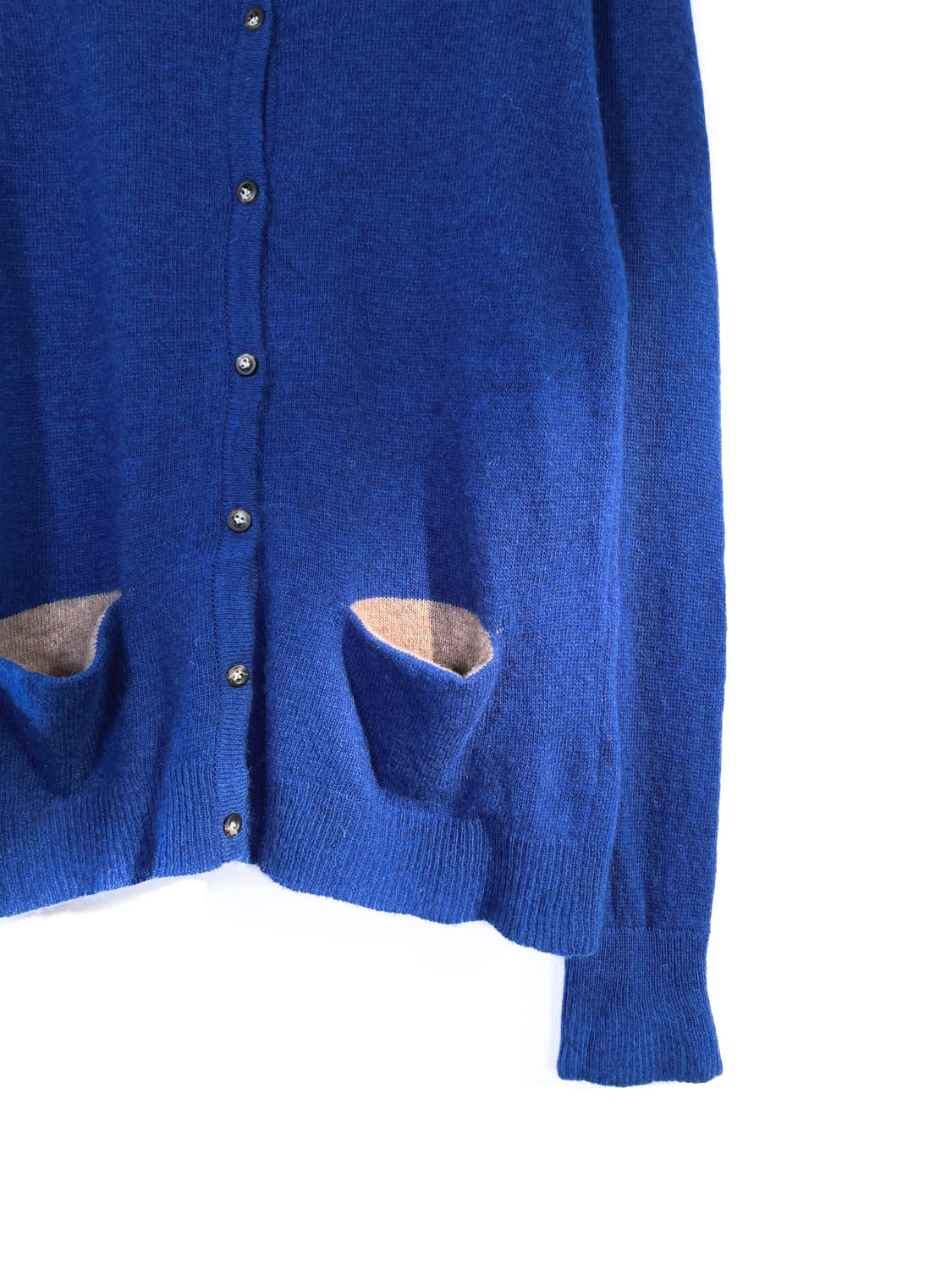빈티지 블루 울 블렌드 가디건 상품이미지6