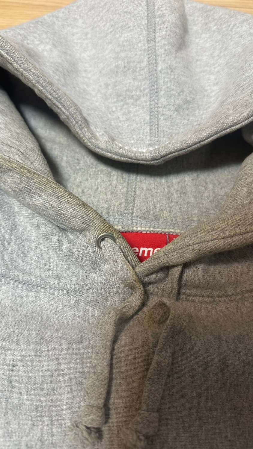 슈프림 20FW S로고 후드티 그레이 L 상품이미지4