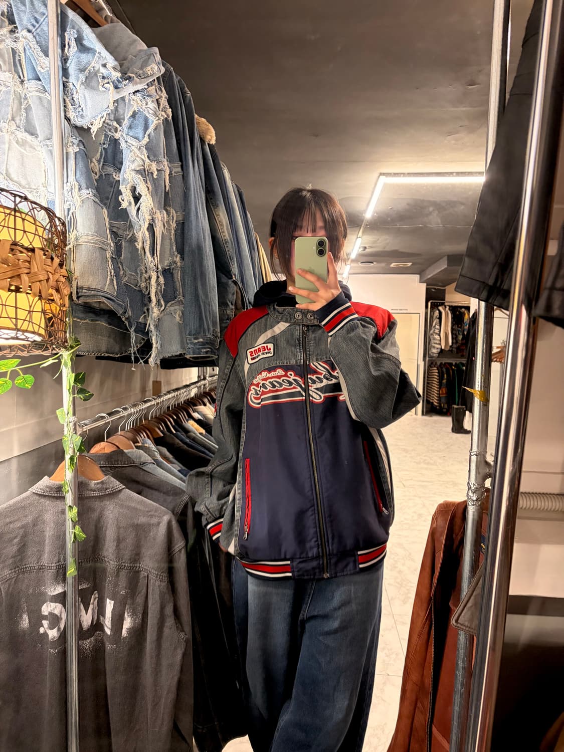 (정품/XXL)FUBU 레이싱 데님 자켓 a1 상품이미지1