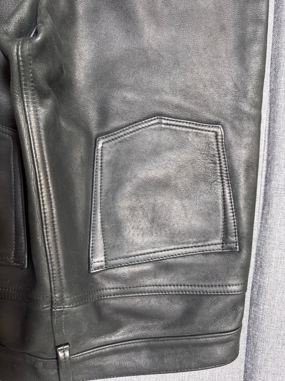 Comoli oiled cow hide skin 5p pants 상품이미지6