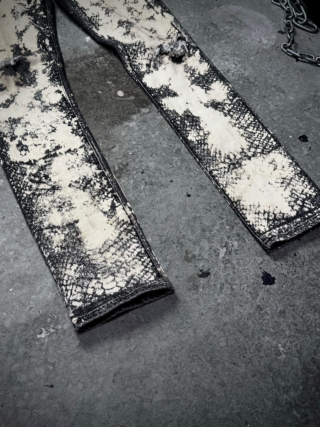 GAP Bleach Destroyed Skinny Denim Pants 상품이미지5