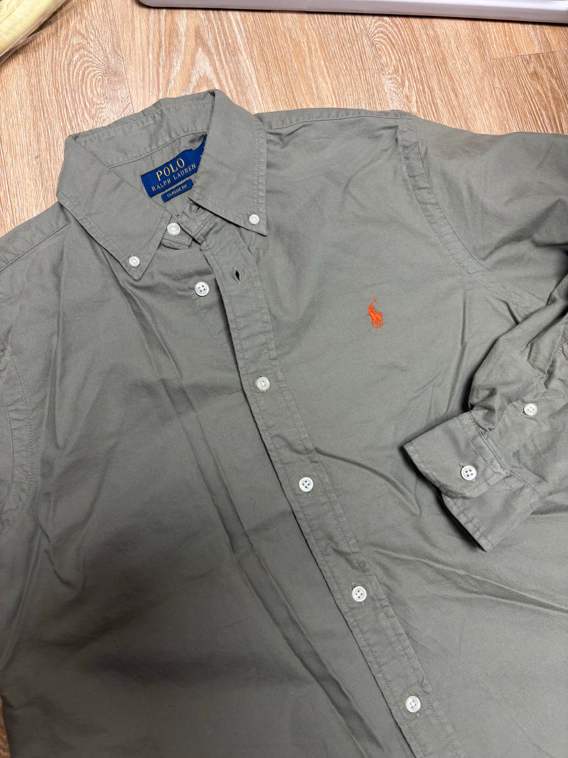 폴로 랄프로렌 클래식핏 셔츠 M 카키 / 폴로 셔츠 상품이미지2
