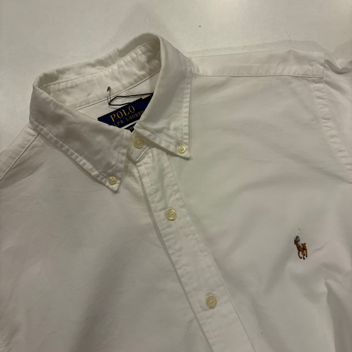 [M] 폴로 랄프로렌 신형 큐알 화이트 셔츠 남방 D451 상품이미지3