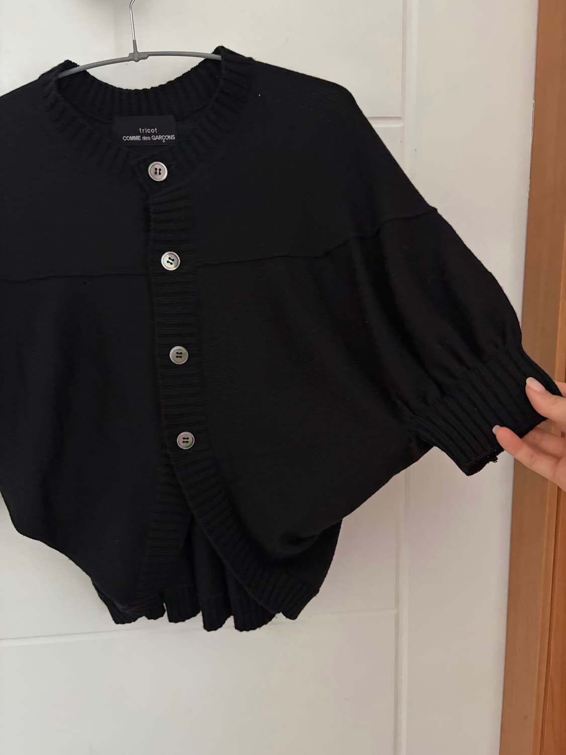 꼼데가르송 트리콧 12aw 벌룬 가디건 상품이미지2