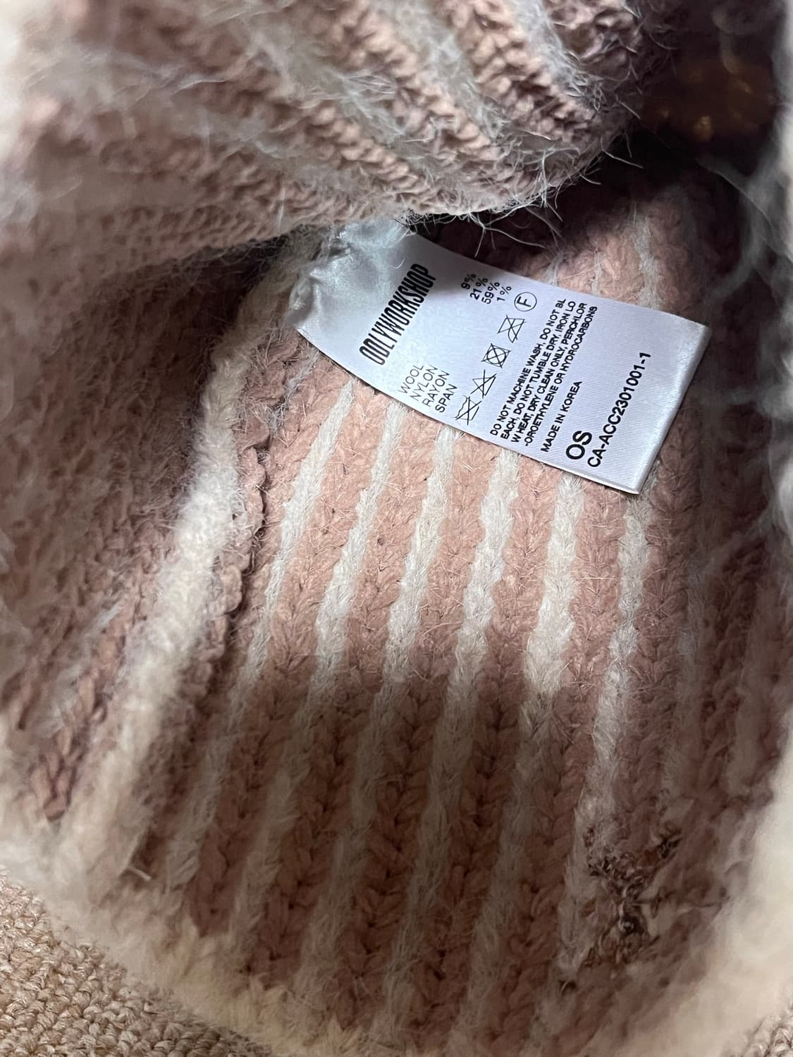 오들리워크샵 비니 상품이미지5