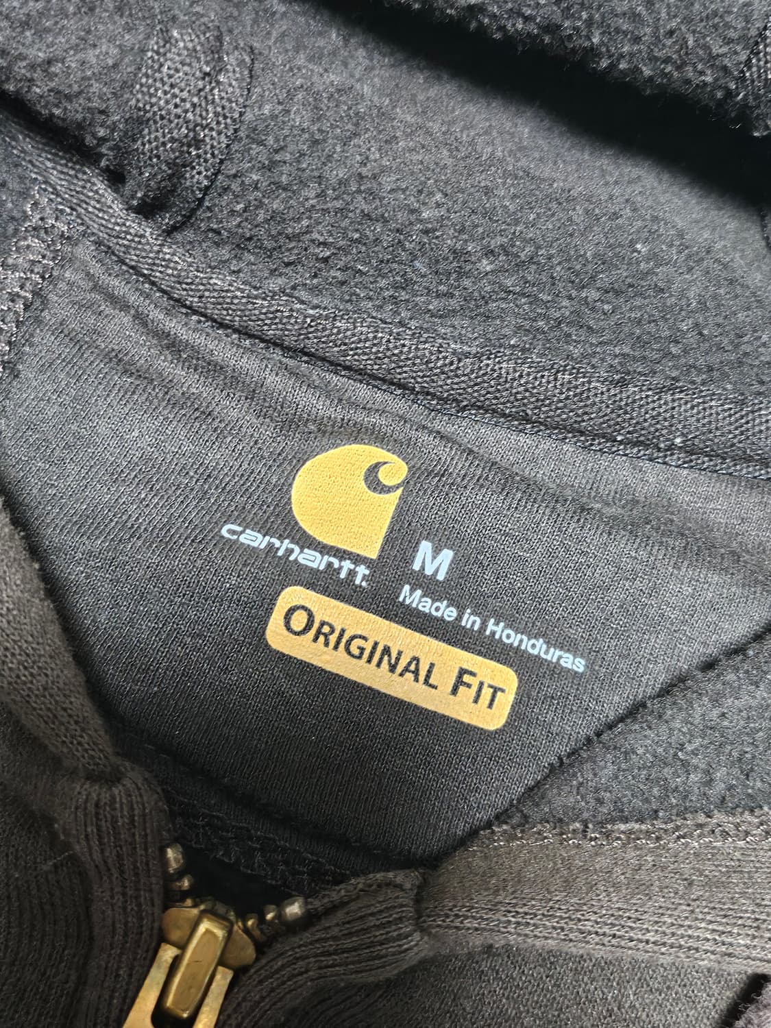 칼하트 후드 집업 브라운 M 상품이미지6