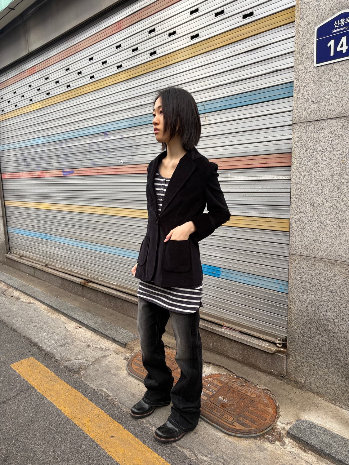 Gap 벨벳 싱글 블레이저 상품이미지2