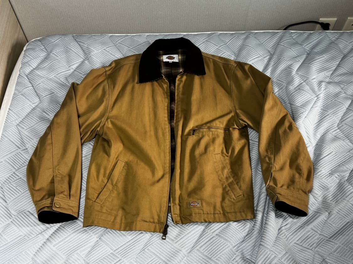 [L] 디키즈 트윌 워크 재킷 Khaki 상품이미지1