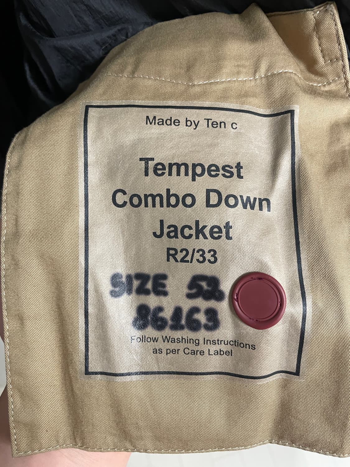 텐씨 템페스트 콤보 블랙 52사이즈 상품이미지3