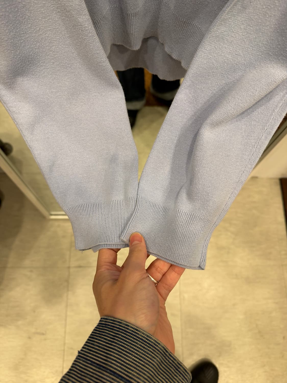 Polo RL 폴로 랄프로렌 PIMA COTTON 니트 (blue) 상품이미지4