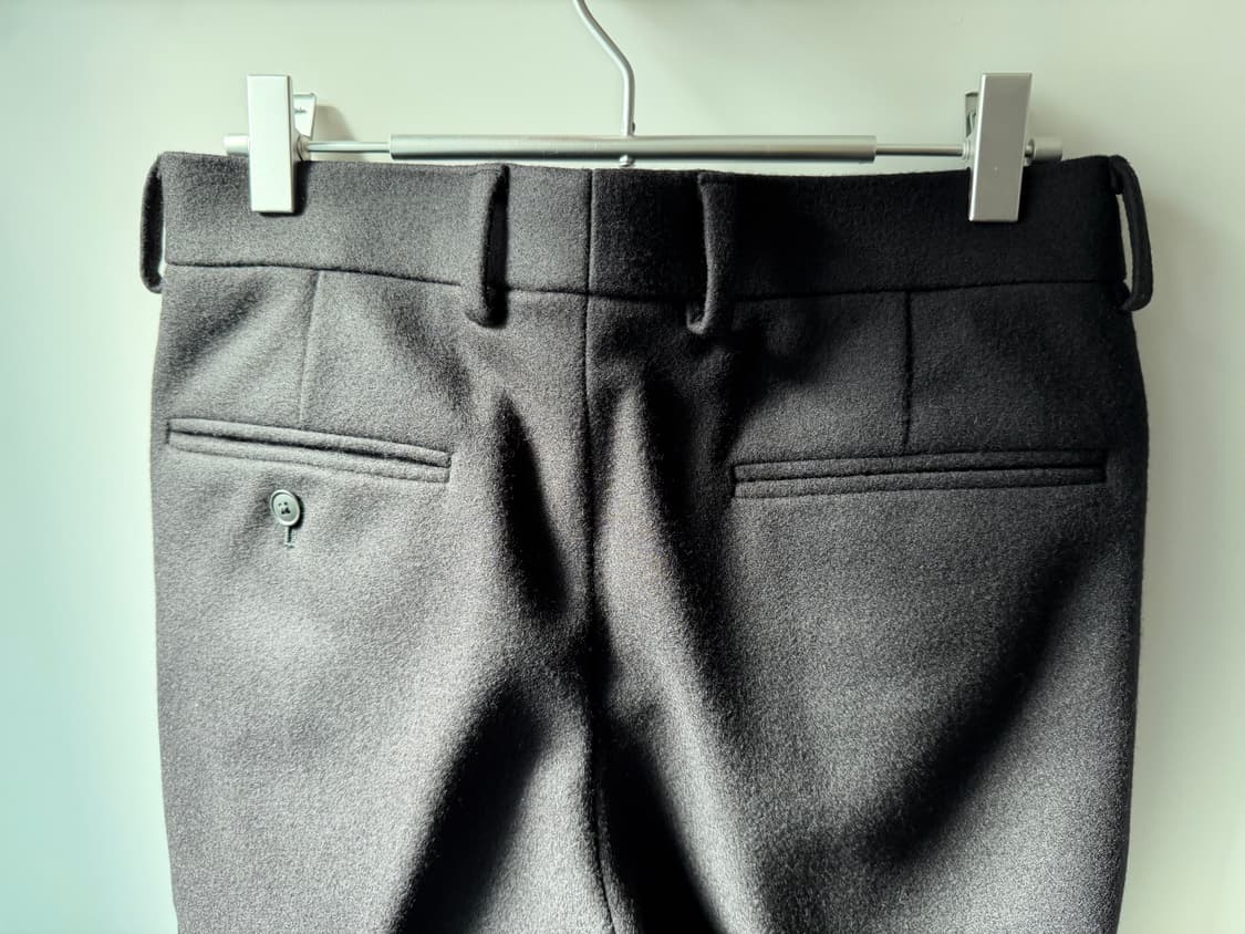 [2] 코모리 라이트 멜튼 파이프 스템 팬츠 상품이미지6