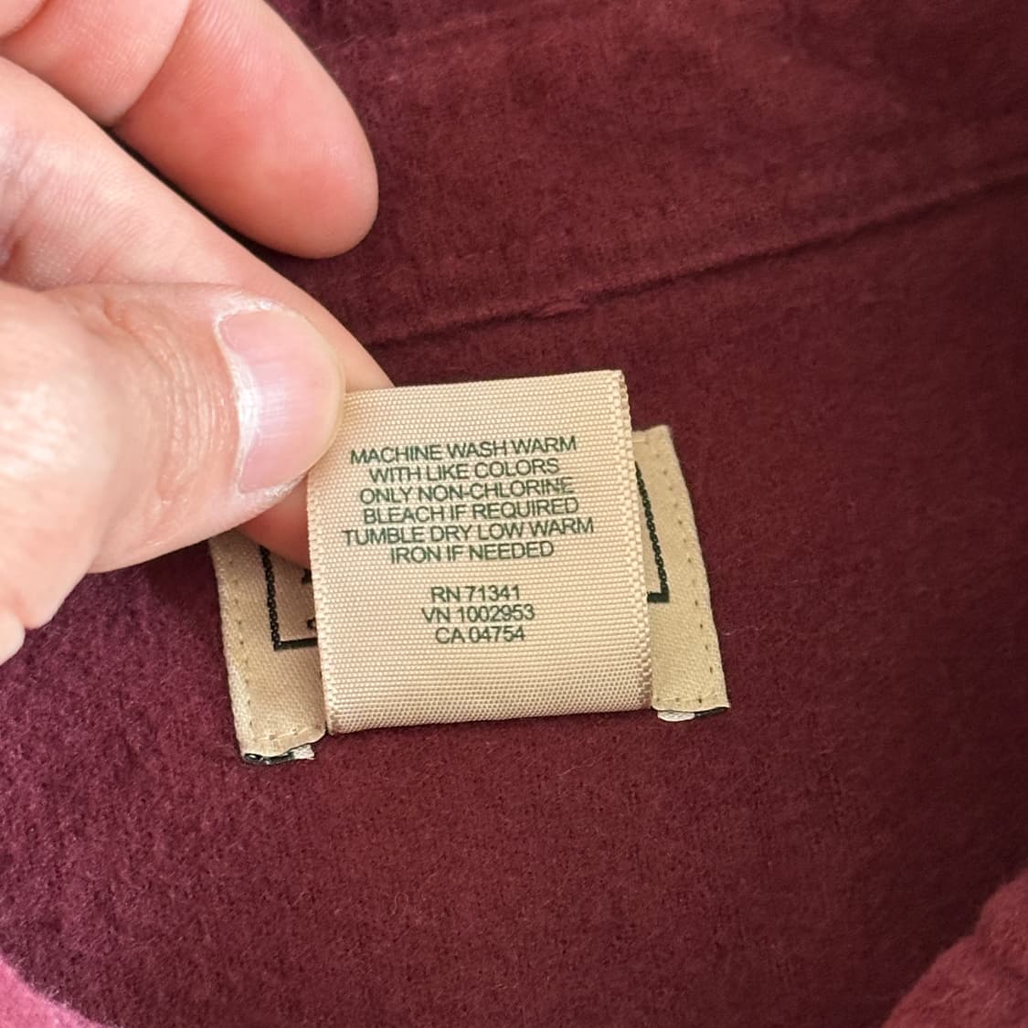 L.L.Bean pocket cotton flannel shirts 상품이미지6