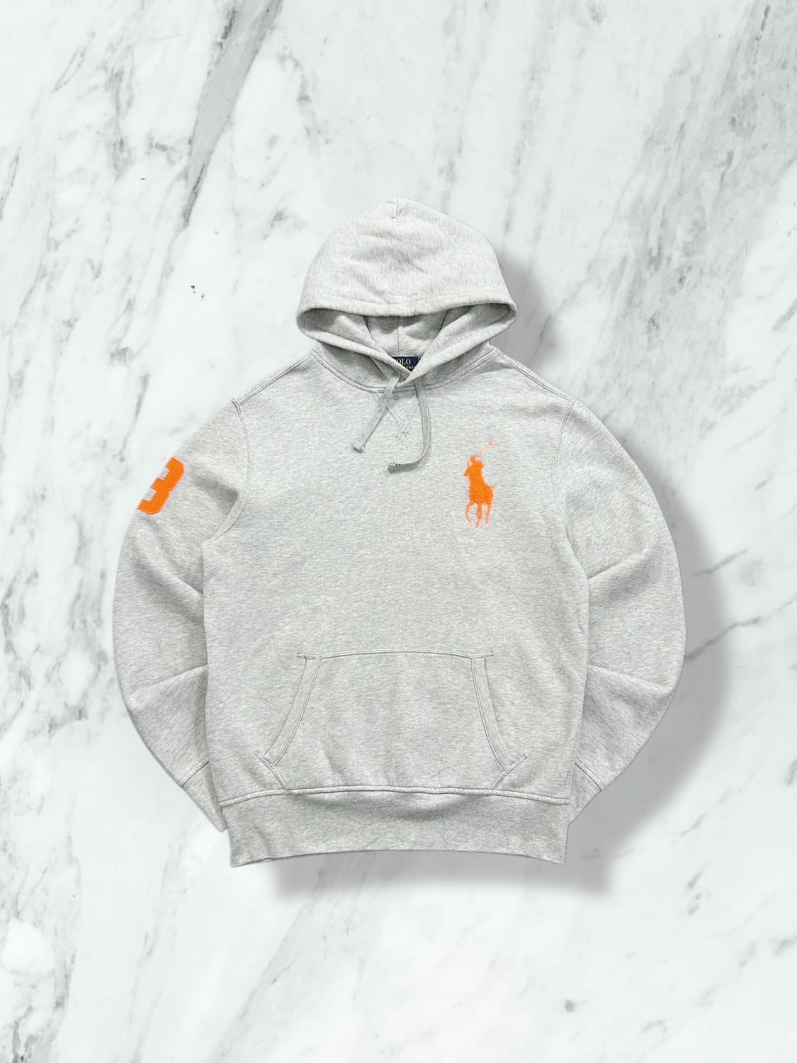 폴로 랄프로렌 빅포니 그레이 후드티 M 상품이미지1