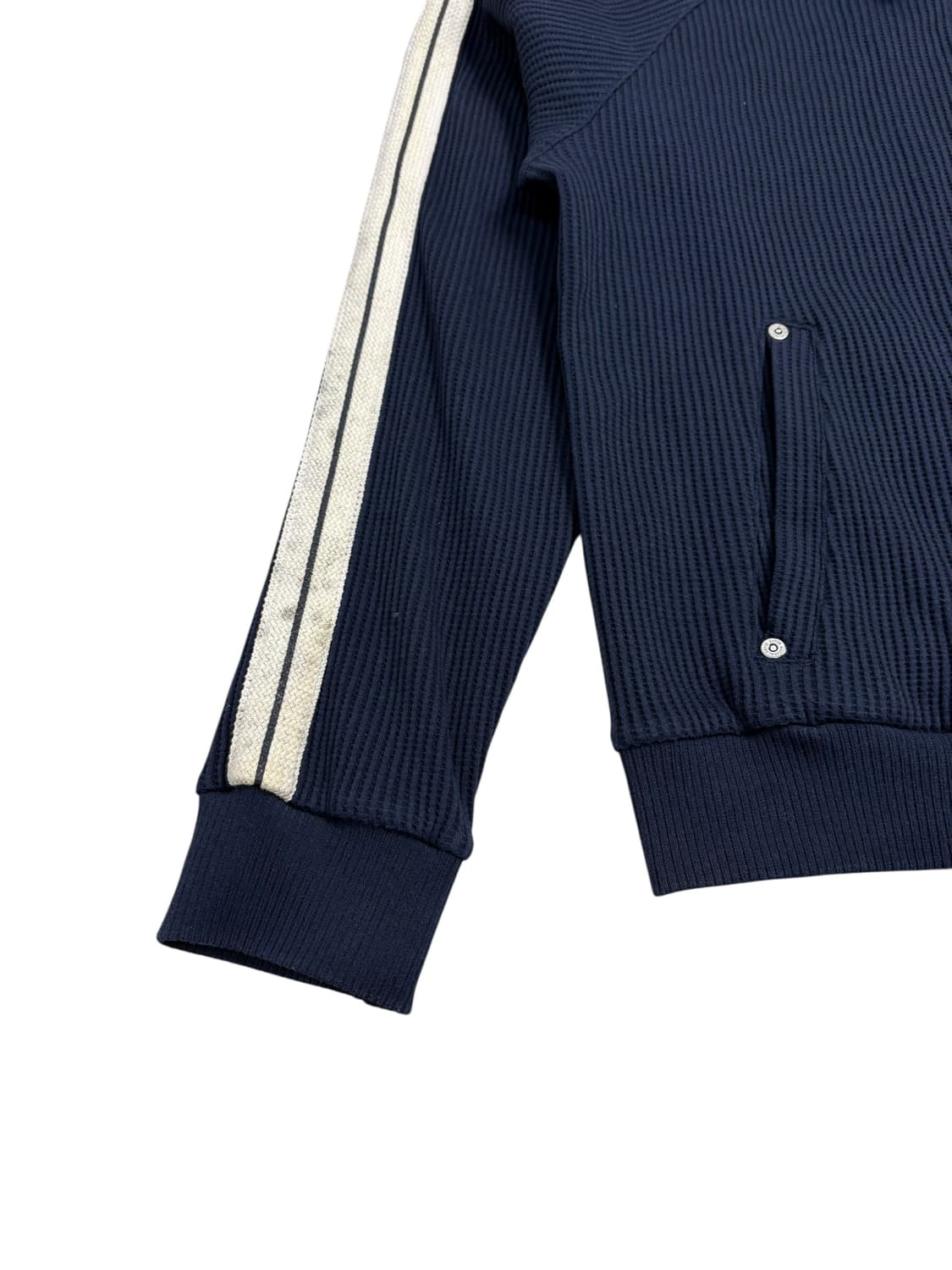 세터 로턴 와플 칼라 트랙 집업 자켓 네이비 상품이미지3