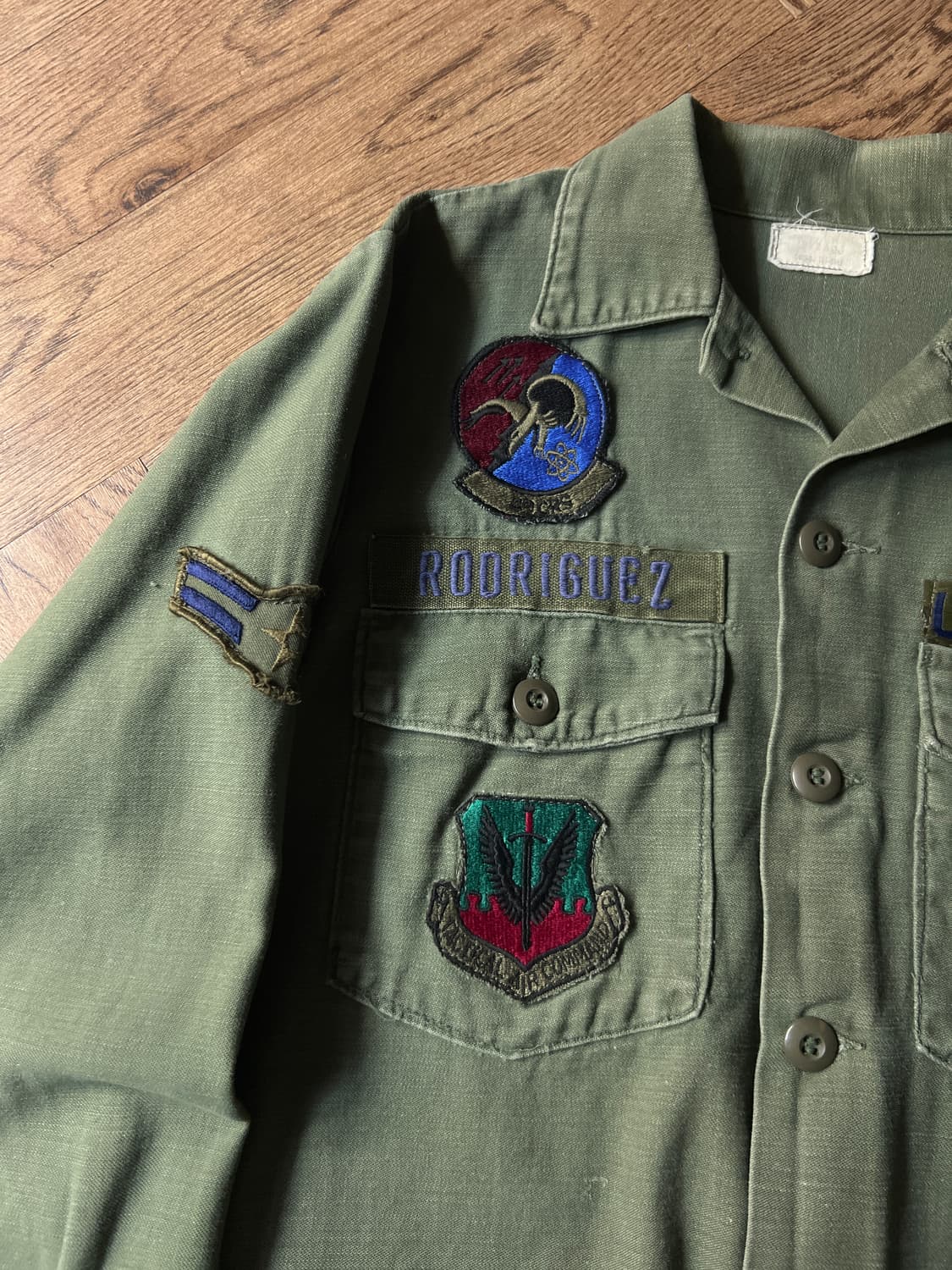 [M]70's 오리지널 미 공군 OG-107 셔츠 상품이미지2