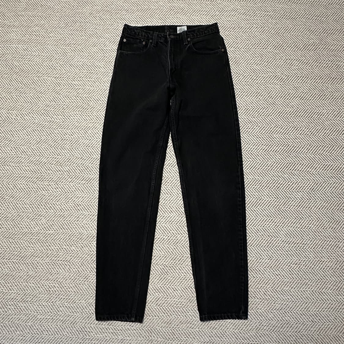 LEVI'S 550 00's canada made black jeans 상품이미지1