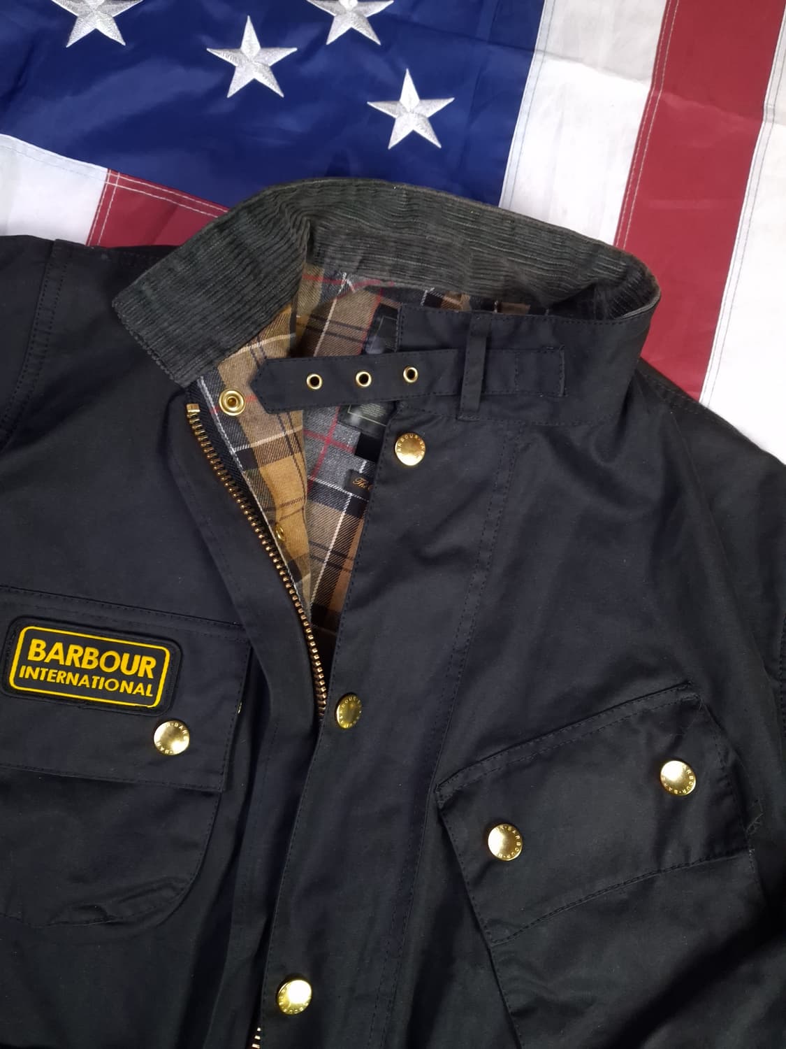 새제품급 오리지날 바버 인터네셔널 왁스자켓 상품이미지2