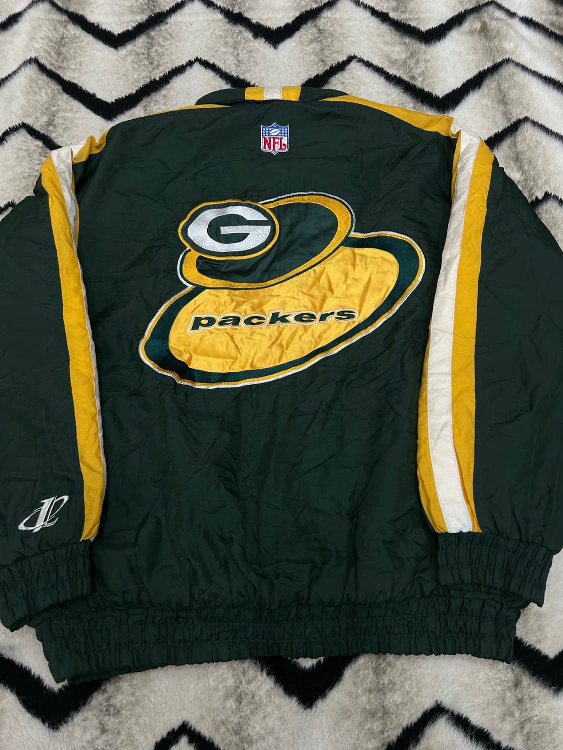 [XL]NFL 프로라인 그린베이 패커스 점퍼/오염 상품이미지2