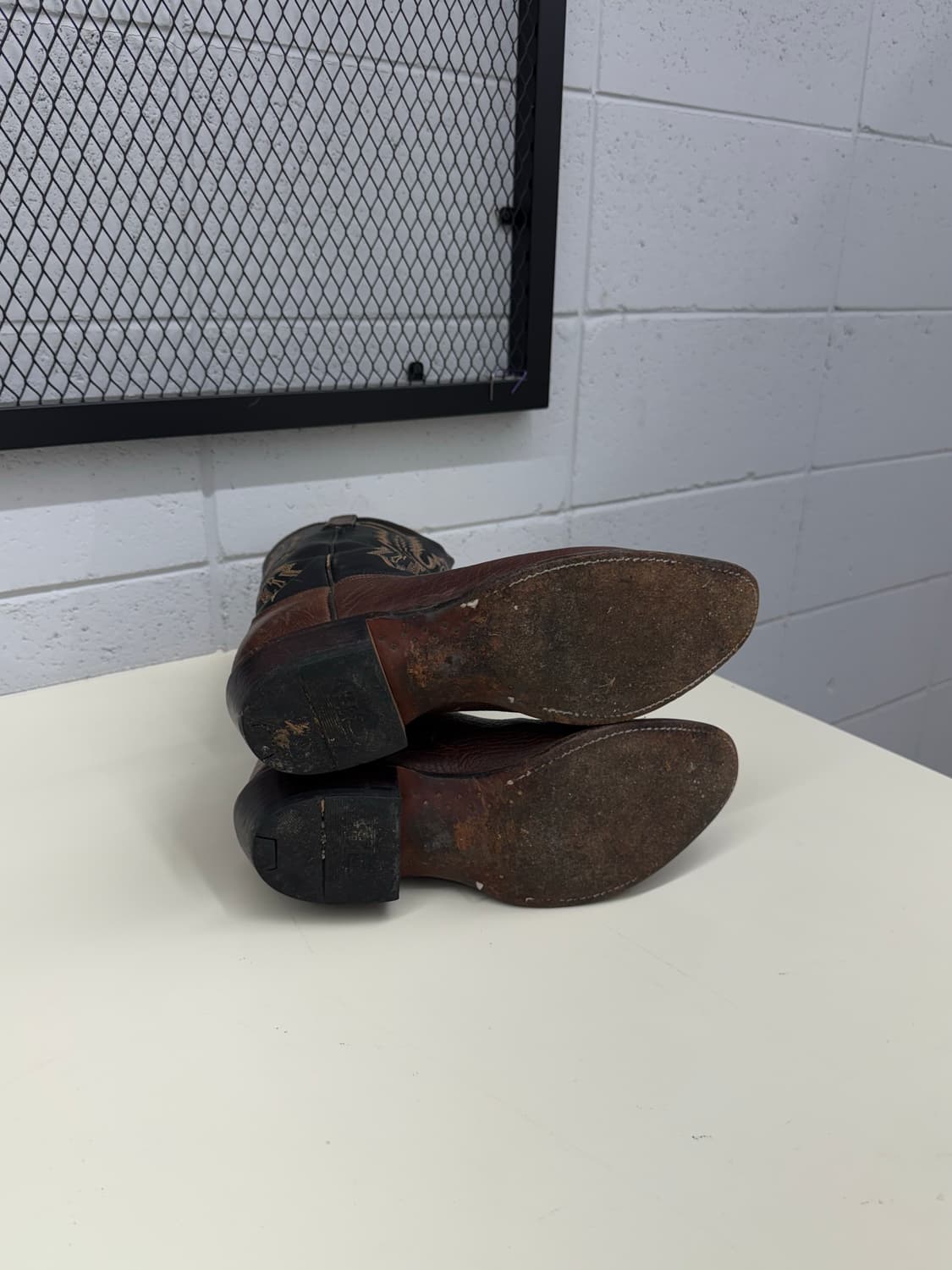 Lucchese 2000 Two Tone Brown 8.5D 상품이미지3