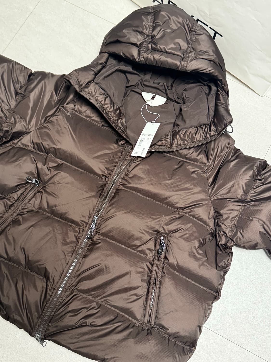 [새상품] 아르켓 스포티 다운 다크브라운 L 상품이미지2