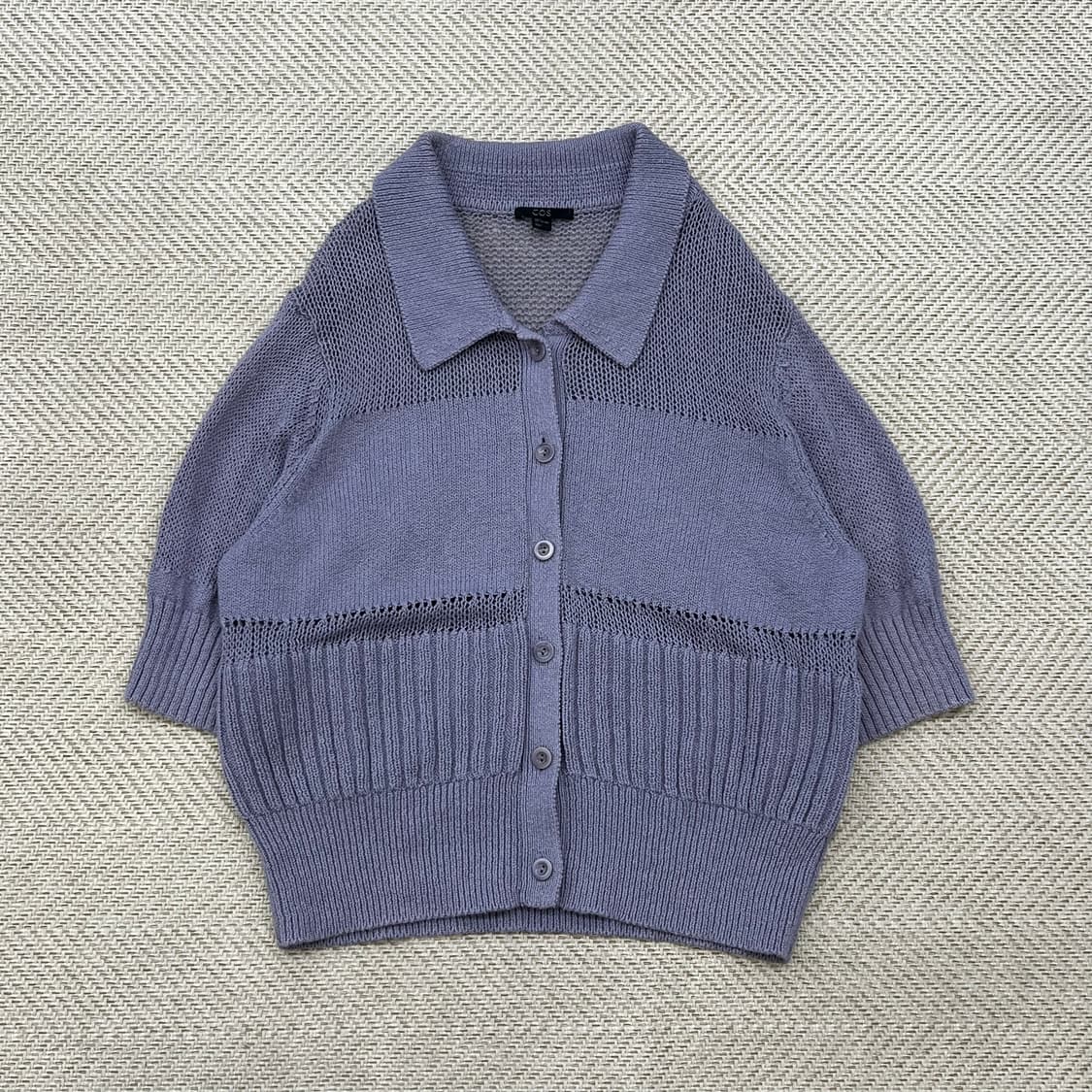 코스 매쉬 패널 가디건 r3517  상품이미지1