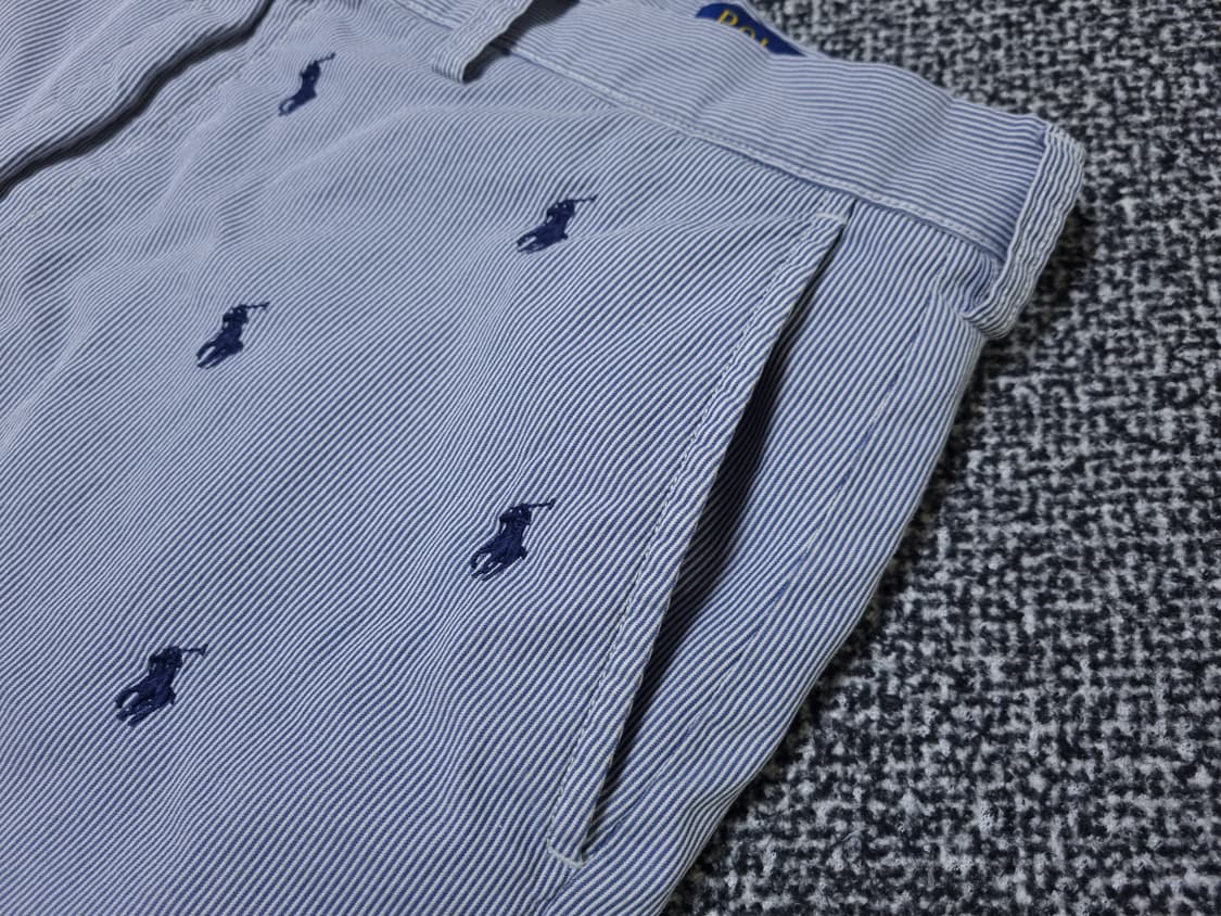 [무료배송][36]폴로 남성용 시어서커 멀티 포니 자수 반바지 상품이미지4