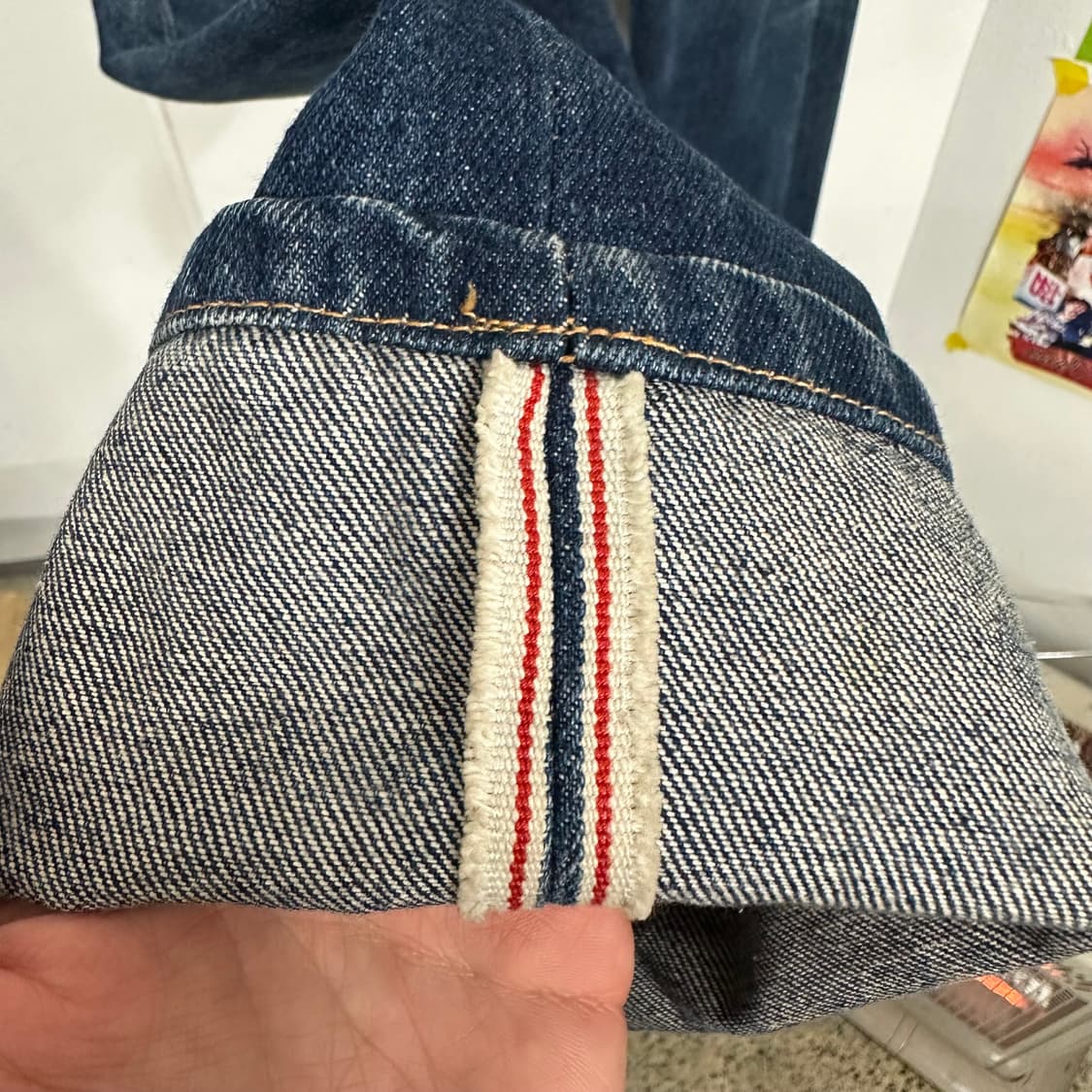 90‘s 에드윈 재팬 셀비지 데님진 상품이미지8