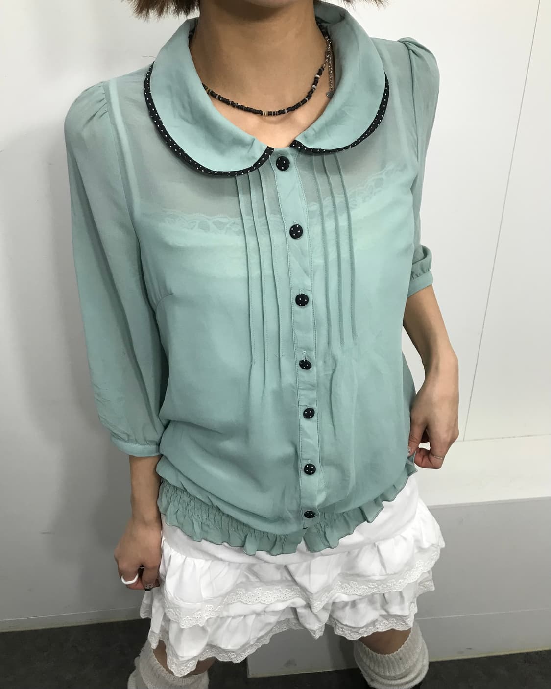 🍀민트 블라우스 코디 Set 🍀 상품이미지1