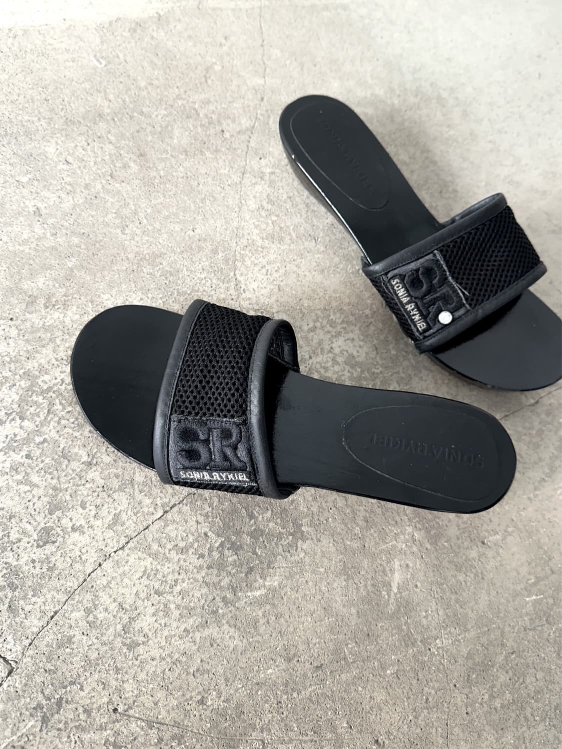 SONIA RYKIEL mesh strap mule 상품이미지5