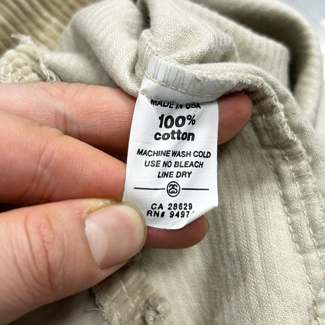 90s 스투시 USA 코듀로이 자켓  상품이미지7