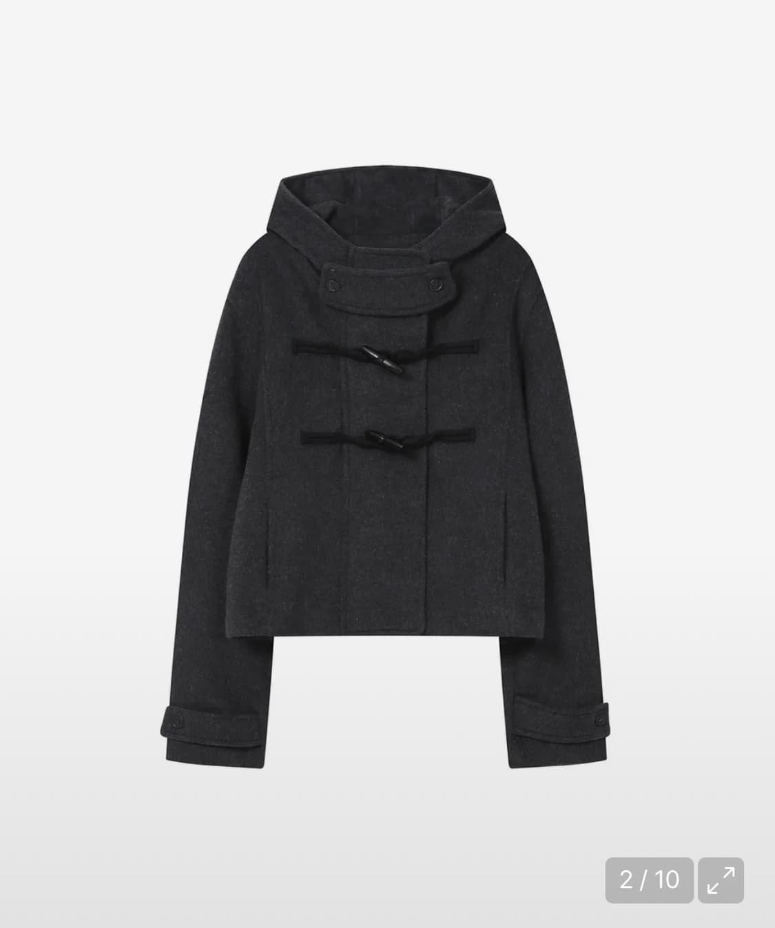 미세키서울 숏코트 차콜 상품이미지2