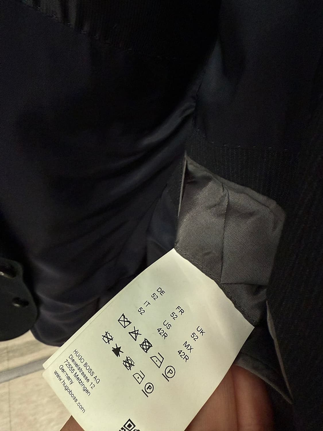 105,35) 휴고보스 3피스 슈트  상품이미지5