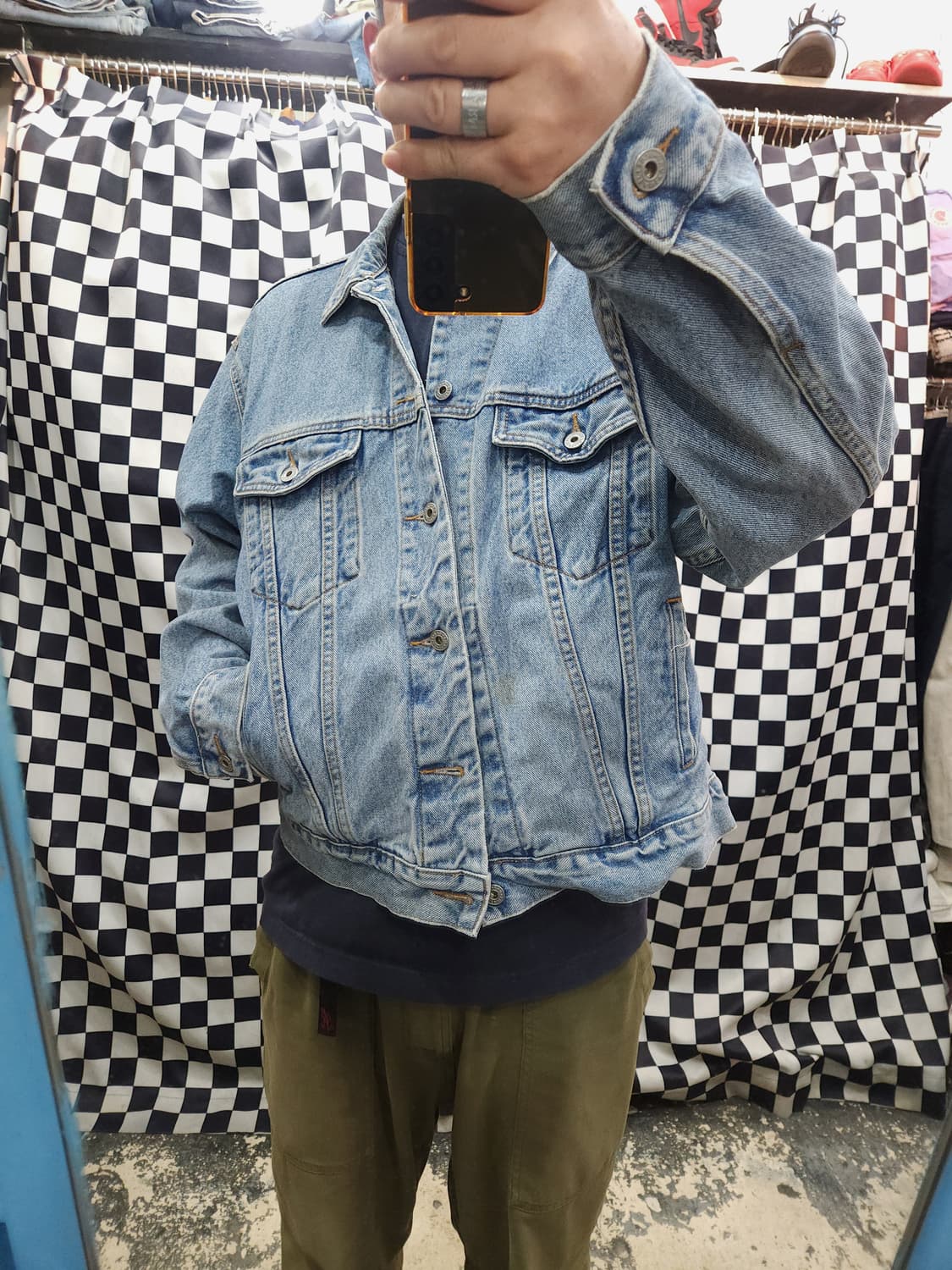 갭 gap 90s 데님 트럭커 자켓

 상품이미지9