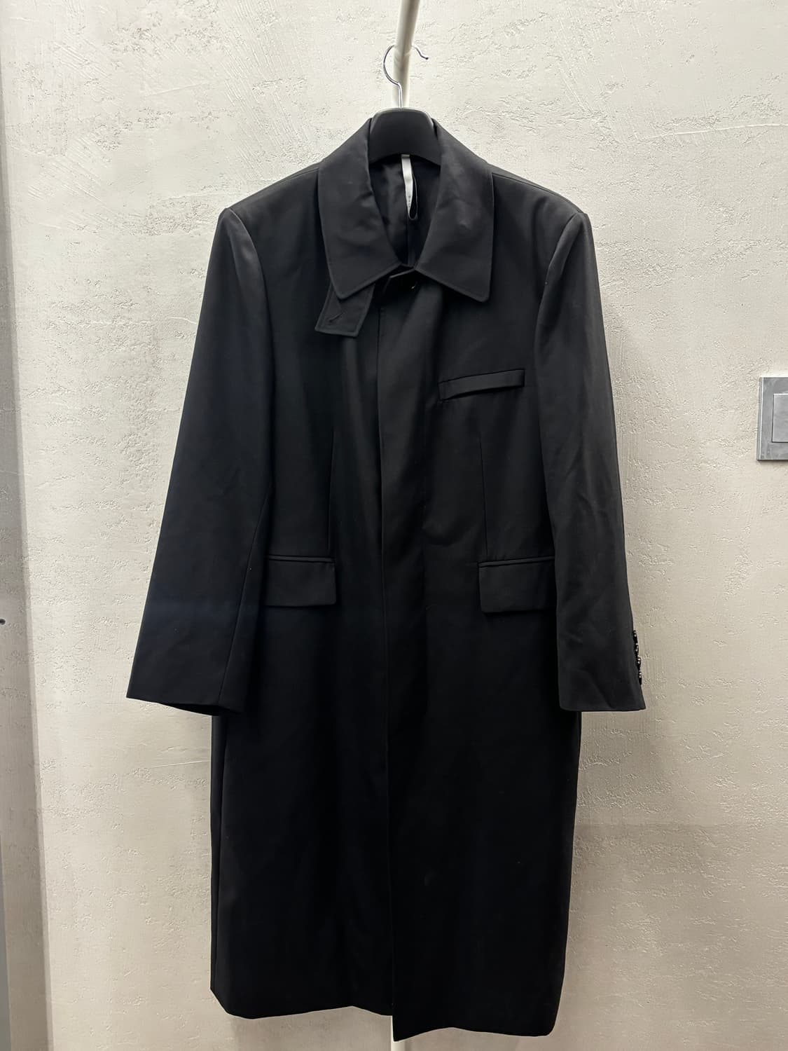 노이어 버진 울 오버사이즈 블랙 코트 48 상품이미지2