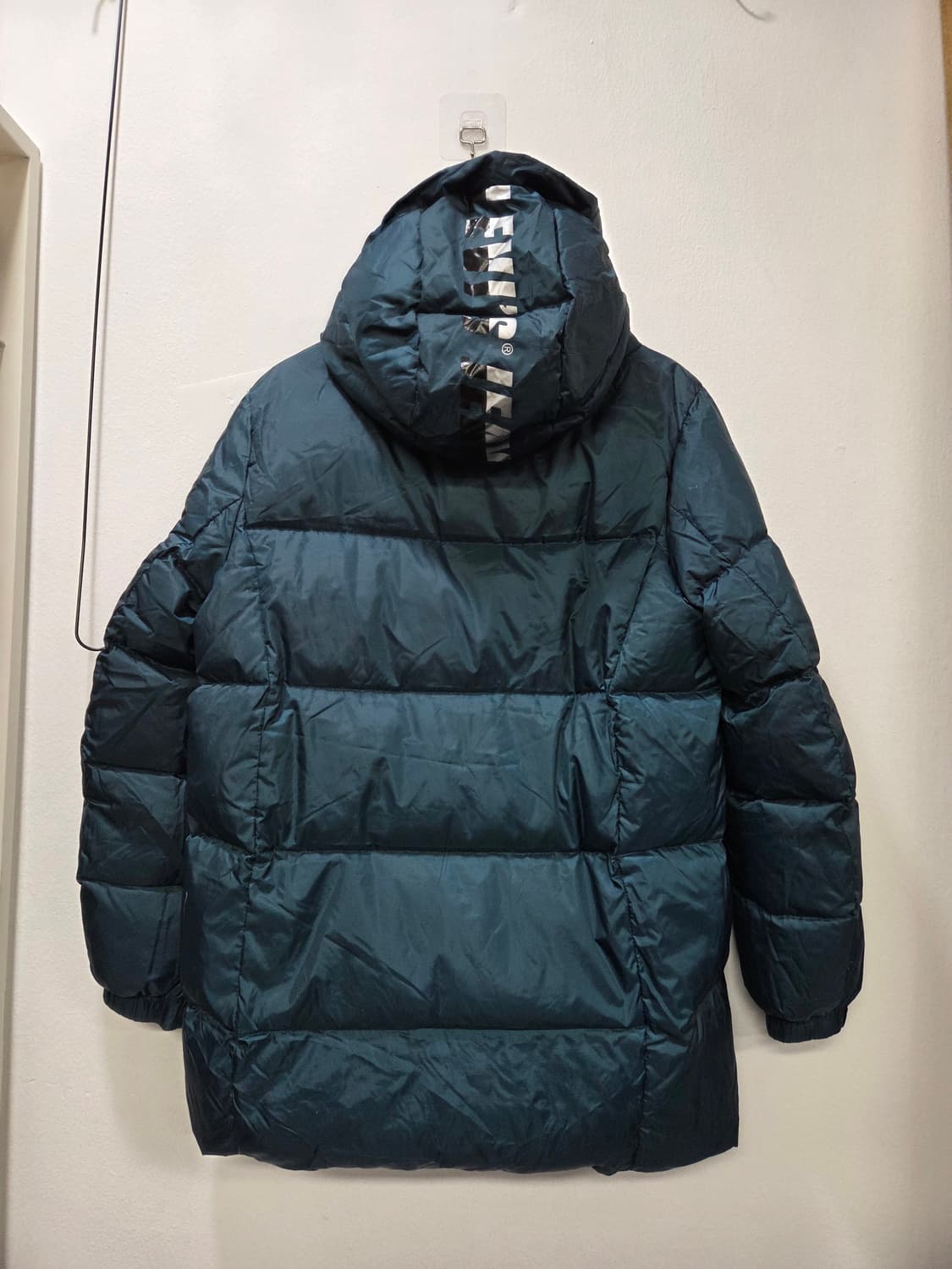 리바이스 후드 숏패딩 그린 덕다운 여성55 쥬니어160 상품이미지7