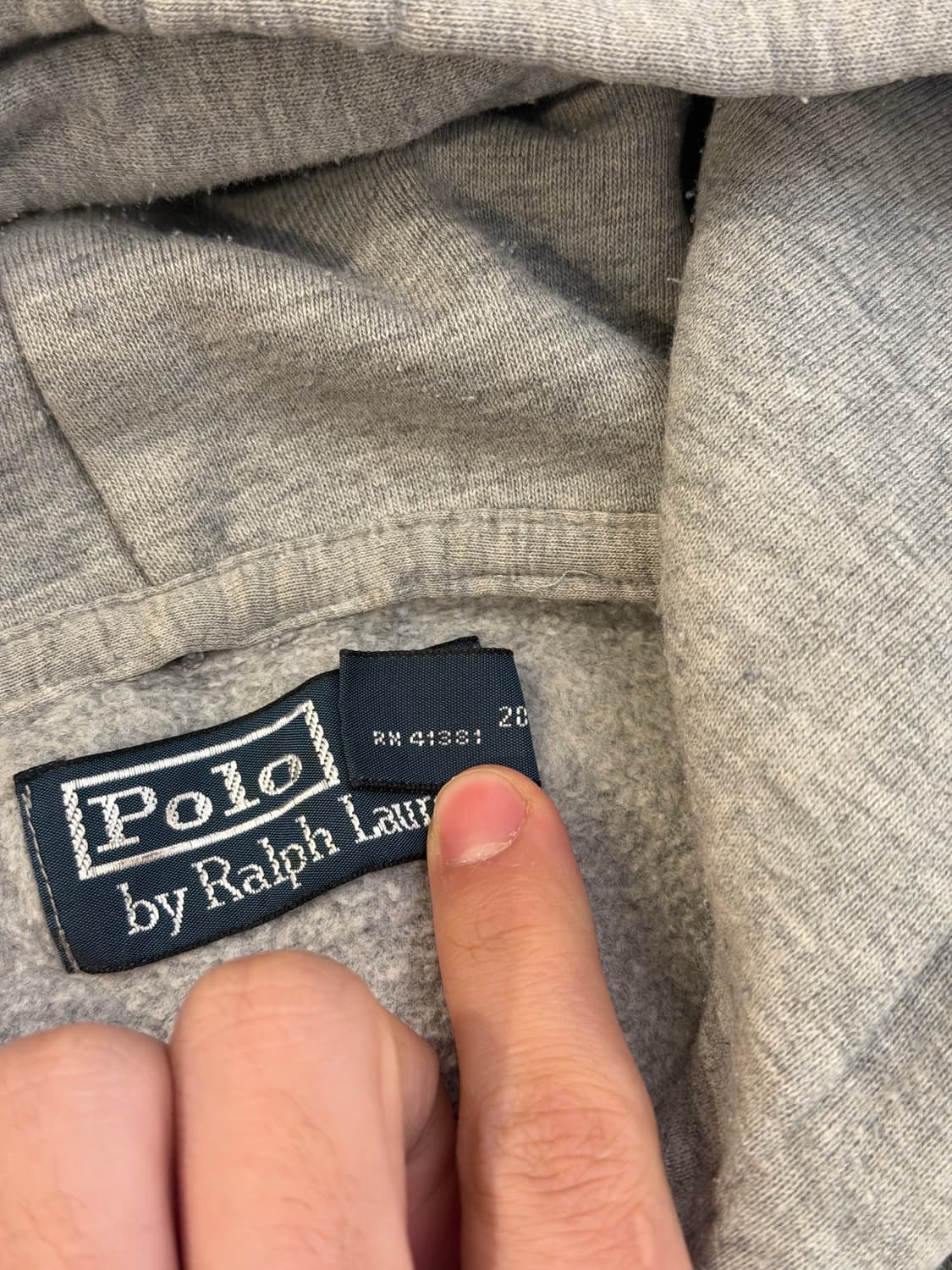대장급 폴로 랄프로렌 빅포니 치프키프 후드티 그레이 상품이미지5
