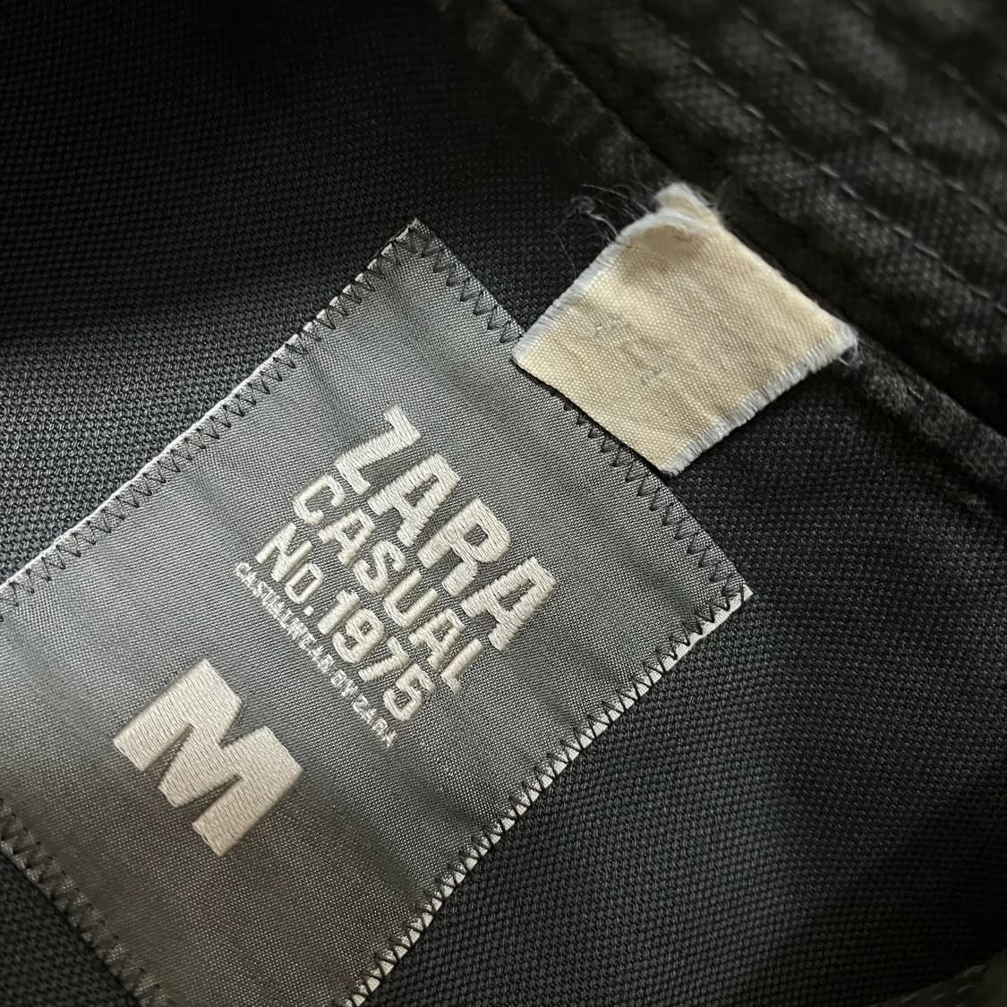 자라 넥비죠 버튼업 포켓 야상 필드자켓 [다크 차콜] M/95 상품이미지6