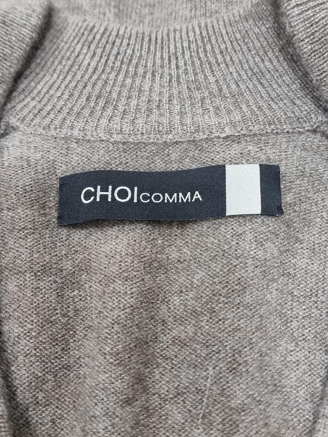 초이콤마 캐시미어 V넥 니트티 (D16 상품이미지3