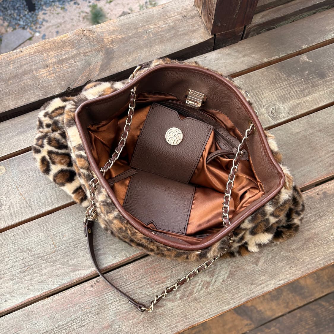 DKNY 디캔앤와이 레오파드 백 상품이미지8