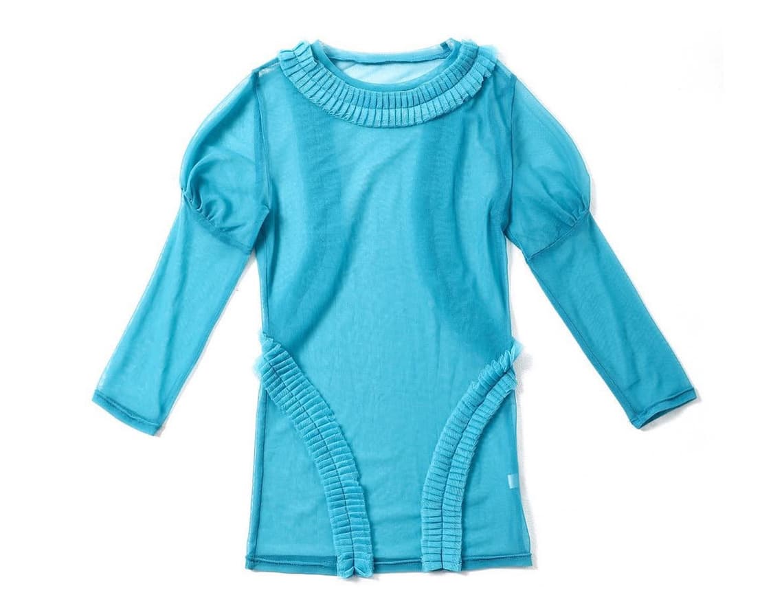 ulilka sanctus pleats top - blue 상품이미지1