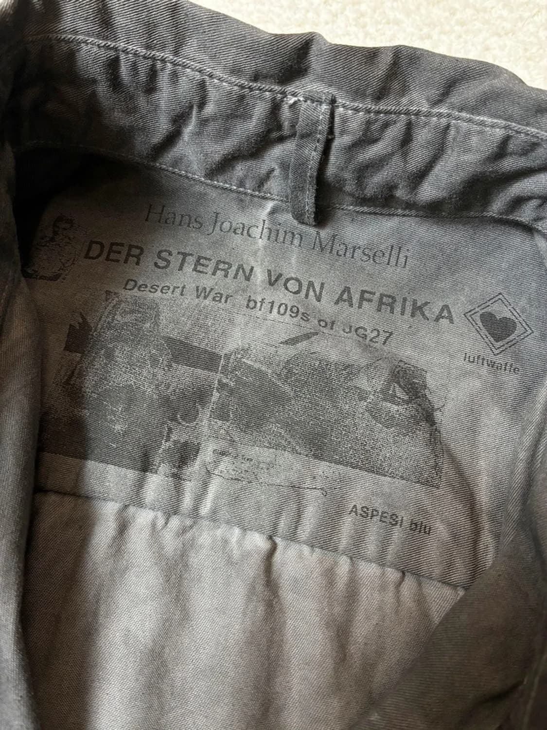 아스페시 00's 한스 요아힘 독일 밀리터리 워시드 셔츠 PN6680 상품이미지6