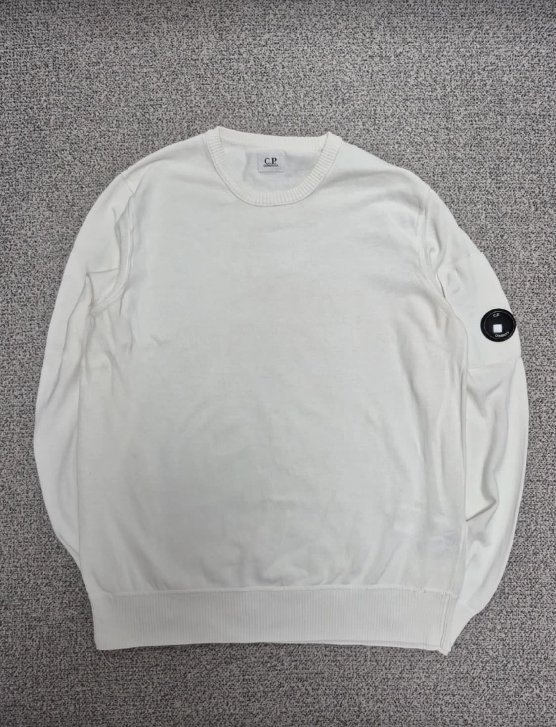 C.P. 컴퍼니 라이트 플리스 스웨트셔츠 화이트 (상태최상) 상품이미지1