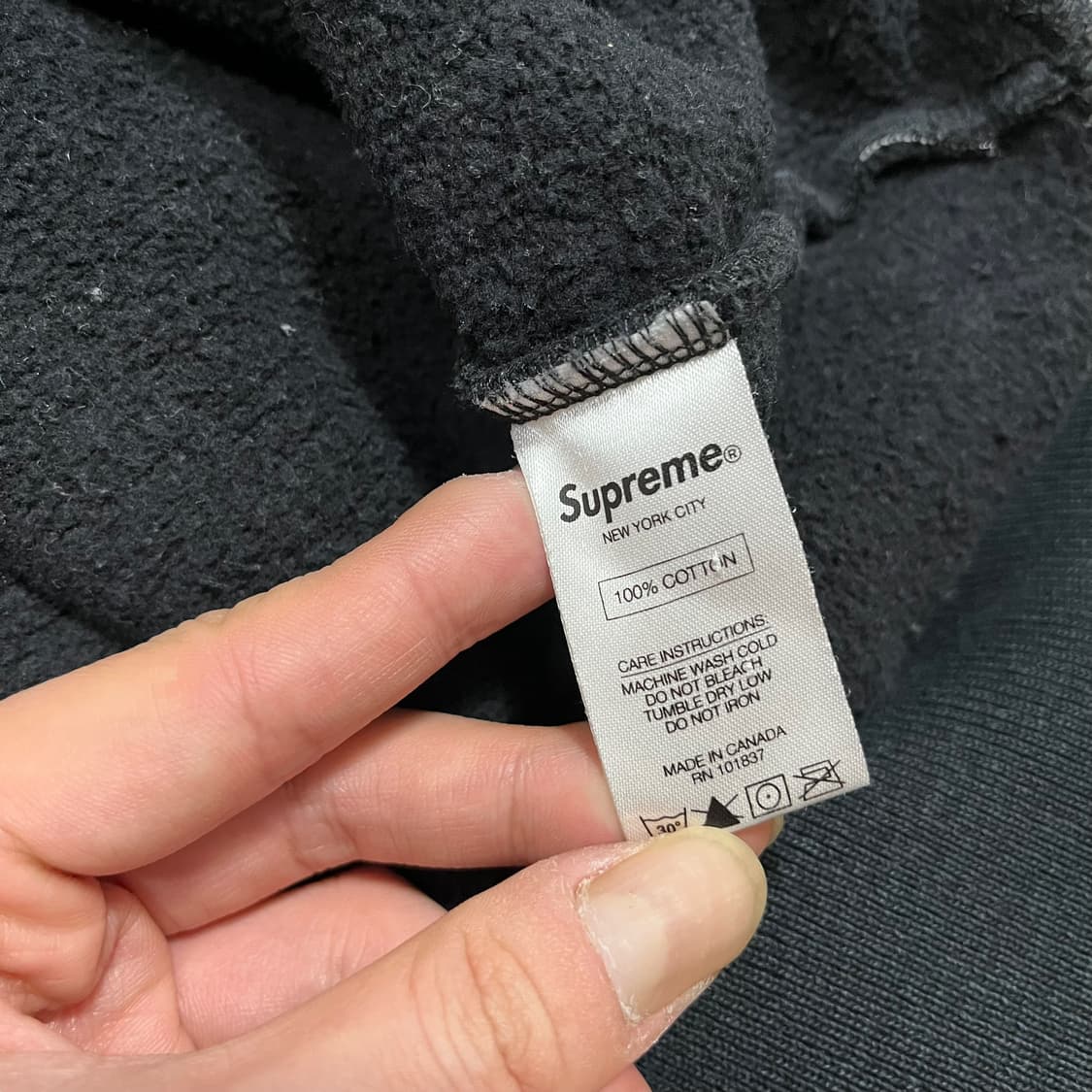 슈프림 뉴욕 클래식 로고 그린 헤비 코튼 후디 상품이미지9