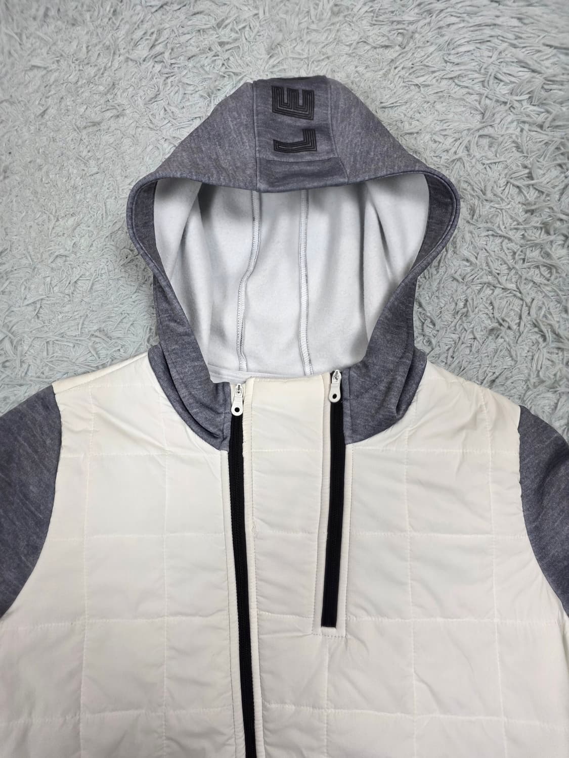 르꼬끄골프 여성 패디드 더블집업 후드 자켓 90 상품이미지3