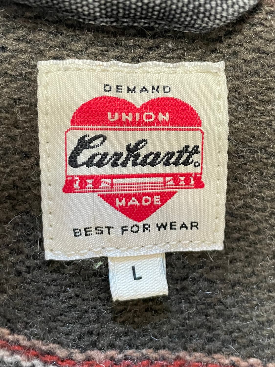 칼하트 올드로고 빈티지 워크자켓 쵸어자켓 (블랑켓 라이너) 상품이미지3