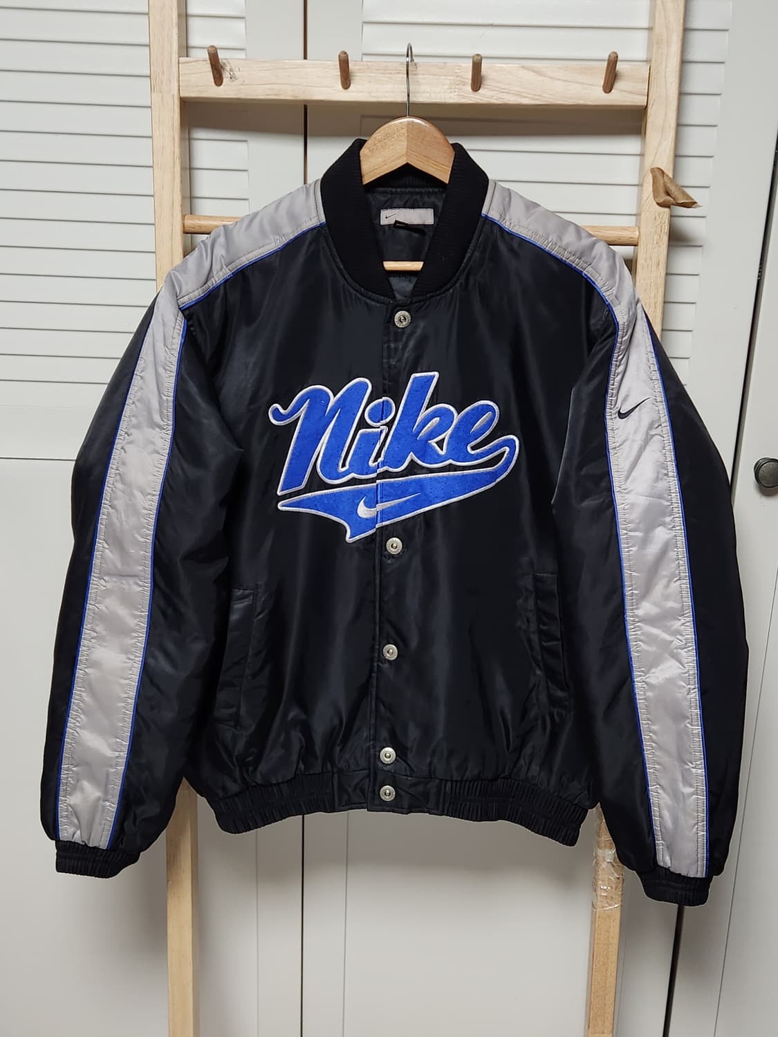 대장 나이키 빅로고 00s 올드스쿨 스타디움 블루종 자켓 상품이미지4