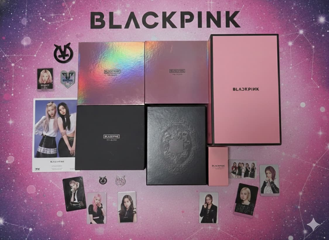 블랙핑크 앨범 키링 스페셜 굿즈 팝니다. 상품이미지1